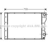 Kylare, motorkylning AVA QUALITY COOLING  - RTA2293