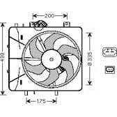 Lüfter, Motorkühlung AVA QUALITY COOLING  - CN7527