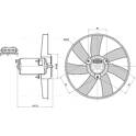 Lüfter, Motorkühlung AVA QUALITY COOLING  - VN7444
