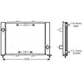 Module de refroidissement AVA QUALITY COOLING  - RTM388