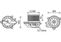 Moteur électrique (pulseur d'air habitacle)