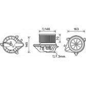 Moteur électrique (pulseur d'air habitacle) AVA QUALITY COOLING  - CN8292