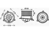 Moteur électrique (pulseur d'air habitacle)