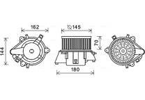 Moteur électrique (pulseur d'air habitacle)