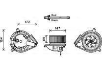 Moteur électrique (pulseur d'air habitacle)