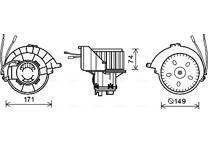 Moteur électrique (pulseur d'air habitacle)