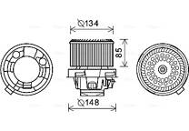 Moteur électrique (pulseur d'air habitacle)