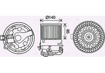 Moteur électrique (pulseur d'air habitacle)