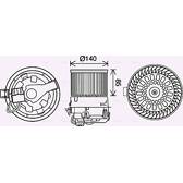 Moteur électrique (pulseur d'air habitacle) AVA QUALITY COOLING  - PE8558