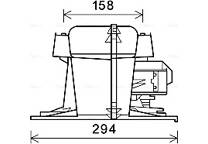 Moteur électrique (pulseur d'air habitacle)