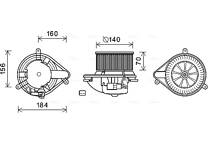 Moteur électrique (pulseur d'air habitacle)