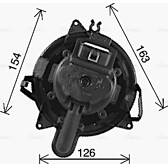 Moteur électrique (pulseur d'air habitacle) AVA QUALITY COOLING  - RT8676