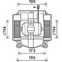 Motor eléctrico, ventilador habitáculo AVA QUALITY COOLING  - MS8669
