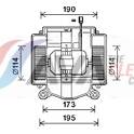 Motor eléctrico, ventilador do habitáculo AVA QUALITY COOLING  - MS8669