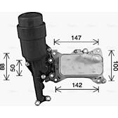 Oil cooler AVA QUALITY COOLING  - MS3741H
