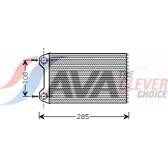 Permutador de calor, aquecimento do habitáculo AVA QUALITY COOLING  - AIA6223