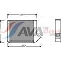 Permutador de calor, aquecimento do habitáculo AVA QUALITY COOLING  - CN6031