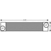 Radiador de aire de admisión AVA QUALITY COOLING  - BWA4375