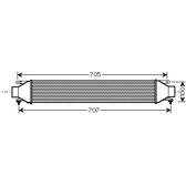 Radiador de aire de admisión AVA QUALITY COOLING  - FT4321