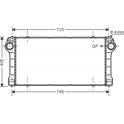 Radiador de aire de admisión AVA QUALITY COOLING  - TO4565