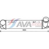 Radiador do ar de sobrealimentação AVA QUALITY COOLING  - BWA4473