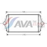 Radiador do ar de sobrealimentação AVA QUALITY COOLING  - CN4086