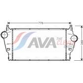 Radiador do ar de sobrealimentação AVA QUALITY COOLING  - RTA4295