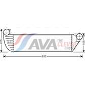 Radiador do ar de sobrealimentação AVA QUALITY COOLING  - RTA4397