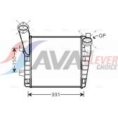 Radiador do ar de sobrealimentação AVA QUALITY COOLING  - VNA4234