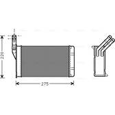 Radiateur chauffage AVA QUALITY COOLING  - CN6082