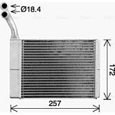 Radiateur chauffage AVA QUALITY COOLING  - CN6330