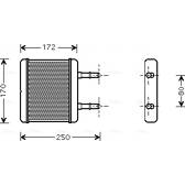 Radiateur chauffage AVA QUALITY COOLING  - HY6137