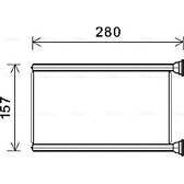 Radiateur chauffage AVA QUALITY COOLING  - JEA6069
