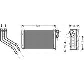 Radiateur chauffage AVA QUALITY COOLING  - RT6227