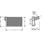 Radiateur chauffage AVA QUALITY COOLING  - VN6173