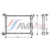 Radiateur AVA QUALITY COOLING  - BWA2263