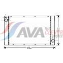 Koeler, motorkoeling AVA QUALITY COOLING  - BWA2333