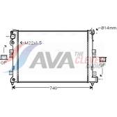 Radiateur AVA QUALITY COOLING  - CNA2089