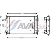 Radiateur AVA QUALITY COOLING  - CR2034