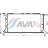 Radiateur AVA QUALITY COOLING  - FD2206