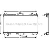 Radiateur AVA QUALITY COOLING  - MZ2138