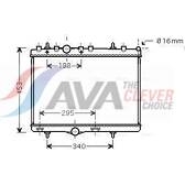 Radiateur AVA QUALITY COOLING  - PEA2255