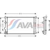 Radiateur AVA QUALITY COOLING  - RTA2322