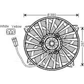 Radiator fan AVA QUALITY COOLING  - CN7526