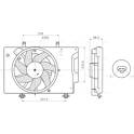 Radiator fan AVA QUALITY COOLING  - FD7709