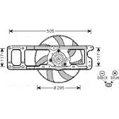 Radiator fan AVA QUALITY COOLING  - RT7537