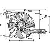Radiator fan AVA QUALITY COOLING  - RT7539