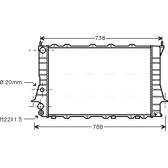 Radiator AVA QUALITY COOLING  - AIA2077