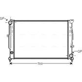 Radiator AVA QUALITY COOLING  - AIA2124