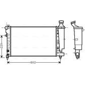 Radiator AVA QUALITY COOLING  - PEA2262